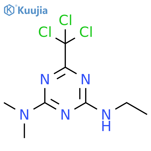 1,3,5-Triazine-2,4-diamine,N4-ethyl-N2,N2-dimethyl-6-(trichloromethyl)- structure