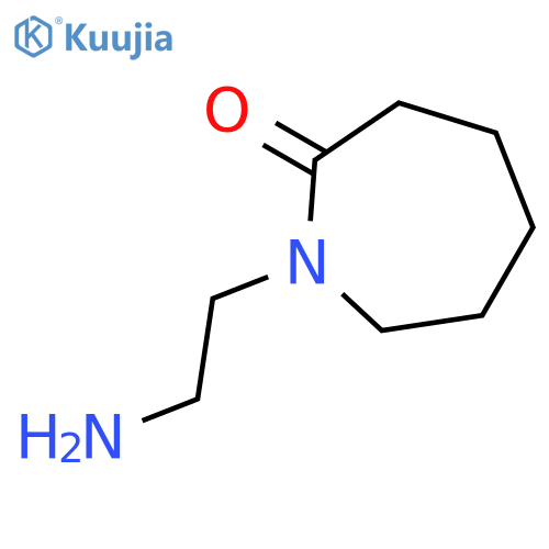 1-(2-Aminoethyl)azepan-2-one structure