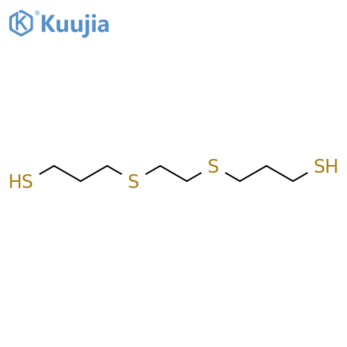 1-Propanethiol, 3,3'-[1,2-ethanediylbis(thio)]bis- (9CI) structure
