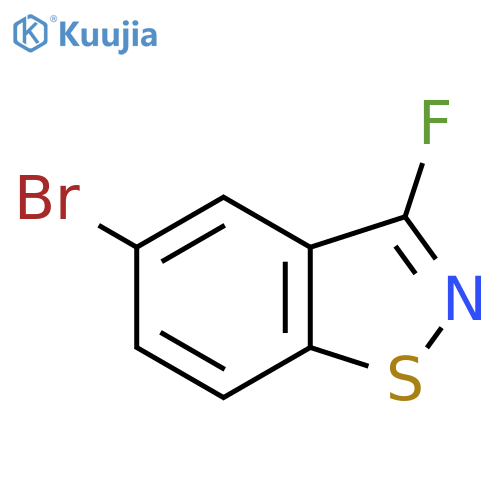 5-Bromo-3-fluoro-1,2-benzothiazole structure