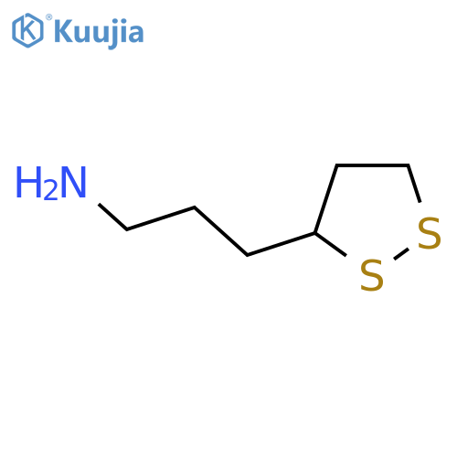 3-(1,2-Dithiolan-3-yl)propan-1-amine structure