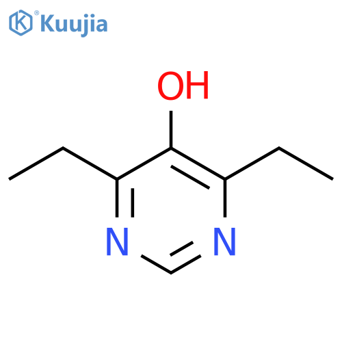 4,6-Diethylpyrimidin-5-ol structure