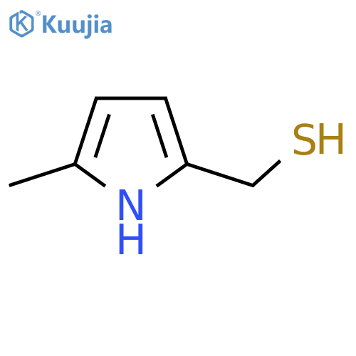 (5-methyl-1H-pyrrol-2-yl)methanethiol structure