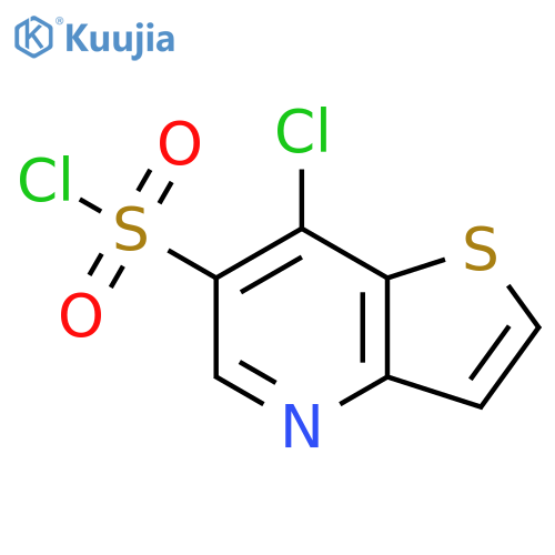 7-Chlorothieno[3,2-b]pyridine-6-sulfonyl chloride structure