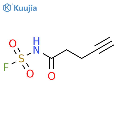 1-[(Fluorosulfonyl)amino]pent-4-yn-1-one structure