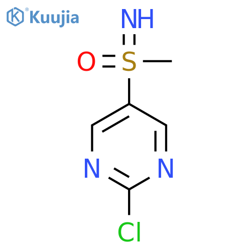 (2-Chloropyrimidin-5-yl)(imino)methyl-lambda6-sulfanone structure