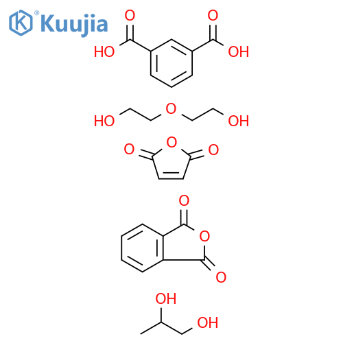 1,3-Benzenedicarboxylicacid,polymerwith2,5-furandione,1,3-isobenzofurandione,2,2'-oxybis[ethanol]and1,2-propanediol structure
