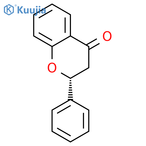 (R)-2,3-Dihydro-2-phenyl-4H-1-benzopyran-4-one structure