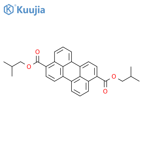 Diisobutyl perylene-3,9-dicarboxylate structure