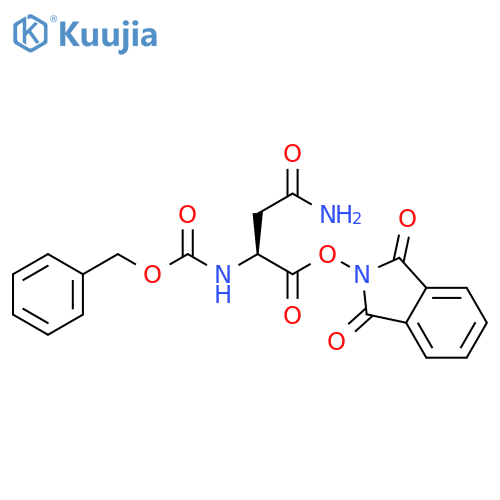 Phthalimide, N-[(N2-carboxy-L-asparaginyl)oxy]-, benzyl ester (8CI) structure