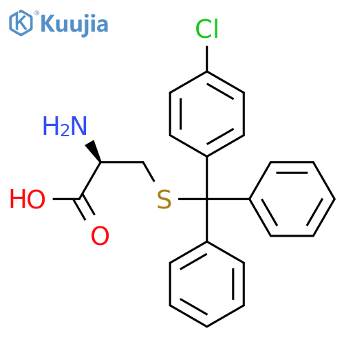 L-Cysteine,S-[(4-chlorophenyl)diphenylmethyl]- structure
