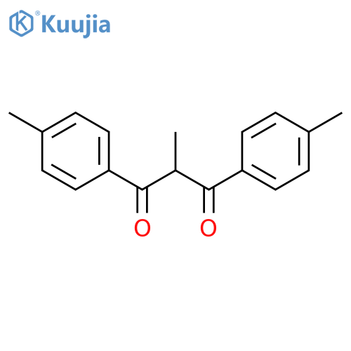 2-methyl-1,3-bis(4-methylphenyl)propane-1,3-dione structure