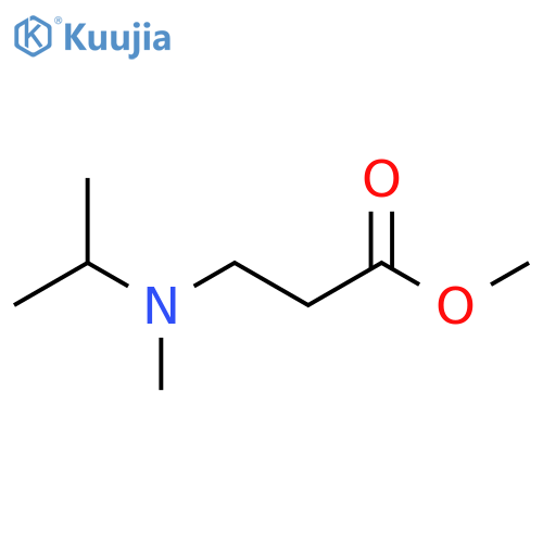 methyl N-isopropyl-N-methyl-beta-alaninate structure