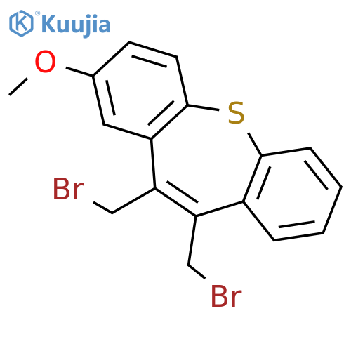 Dibenzo[b,f]thiepin, 10,11-bis(bromomethyl)-2-methoxy- structure