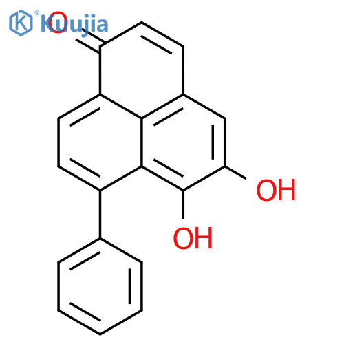 1H-Phenalen-1-one,5,6-dihydroxy-7-phenyl- structure