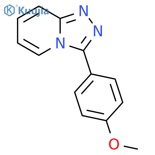 1,2,4-Triazolo[4,3-a]pyridine, 3-(4-methoxyphenyl)- structure