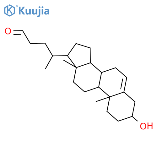 Chol-5-en-24-al-3β-ol structure
