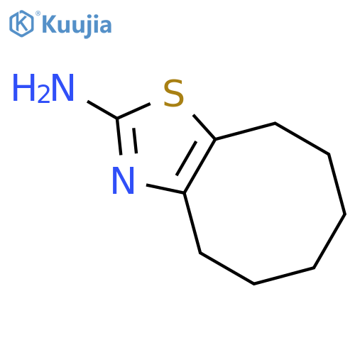 4,5,6,7,8,9-Hexahydrocyclooctad1,3thiazol-2-amine structure