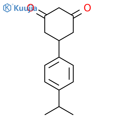 5-(4-Isopropylphenyl)cyclohexane-1,3-dione structure