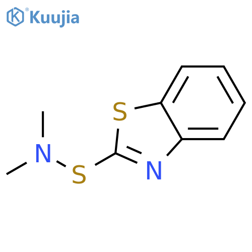 2-Benzothiazolesulfenamide,N,N-dimethyl- structure