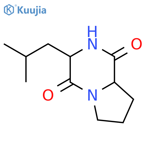Cyclo(-D-Leu-D-Pro) structure