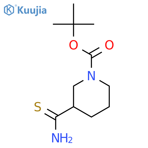 3-Carbamothioylpiperidine, N1-BOC protected structure