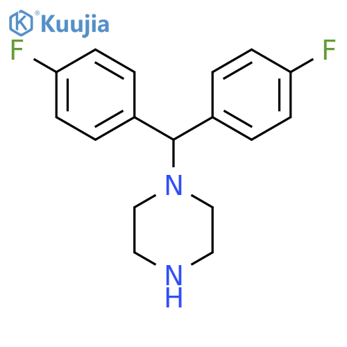 1-Bis(4-fluorophenyl)methyl Piperazine structure