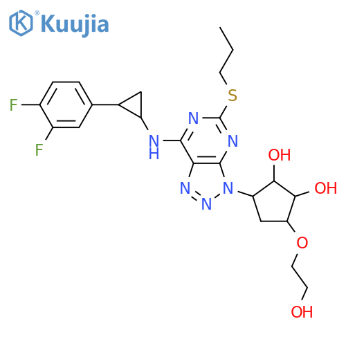 Ticagrelor structure
