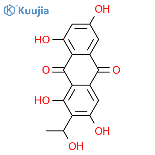 2-Acetyl-1,3,6,8-tetrahydroxyanthraquinone; 1'R-Alcohol structure