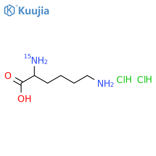 DL-Lysine-2-15N 2HCl structure