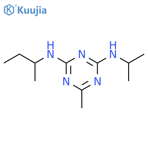 1,3,5-Triazine-2,4-diamine,6-methyl-N2-(1-methylethyl)-N4-(1-methylpropyl)- structure