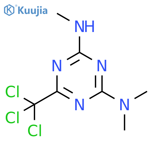 1,3,5-Triazine-2,4-diamine,N2,N2,N4-trimethyl-6-(trichloromethyl)- structure