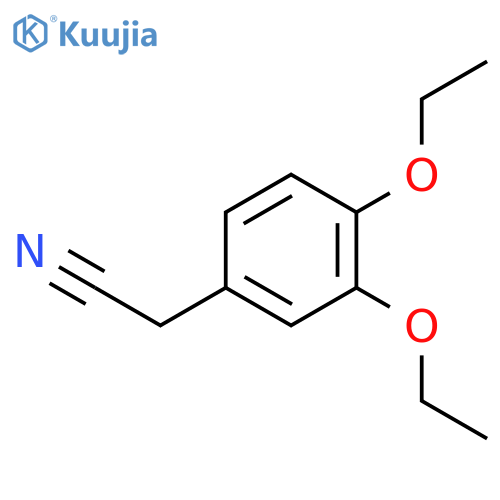 (3,4-Diethoxyphenyl)acetonitrile structure
