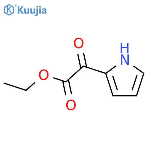 ethyl 2-oxo-2-(1H-pyrrol-2-yl)acetate structure