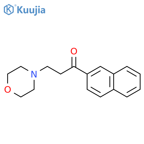 3-(Morpholin-4-yl)-1-(naphthalen-2-yl)propan-1-one structure