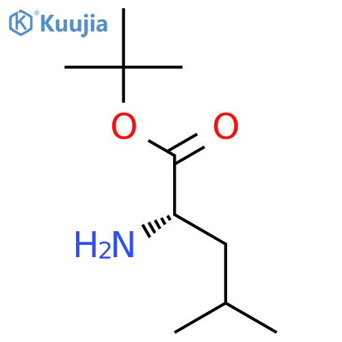 L-Leucine tert-butyl ester hydrochloride structure