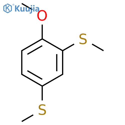 (4-Methoxy-1,3-phenylene)bis(methylsulfane) structure