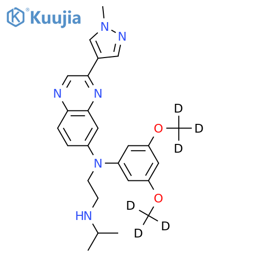 Erdafitinib-D6 structure