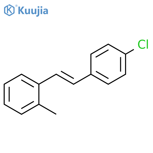 Benzene, 1-[(1E)-2-(4-chlorophenyl)ethenyl]-2-methyl- structure