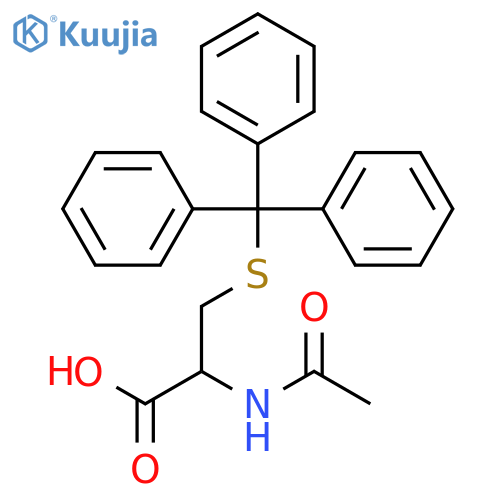 Ac-Cys(Trt)-OH structure