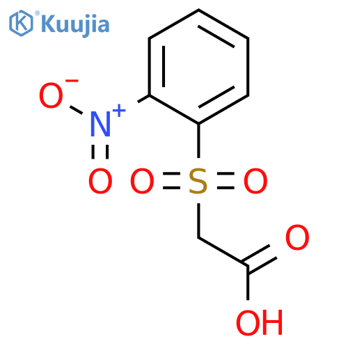 (2-Nitrophenyl)sulfonylacetic acid structure