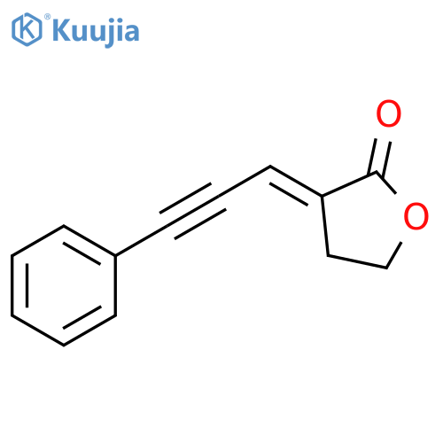 2(3H)-Furanone, dihydro-3-(3-phenyl-2-propynylidene)-, (3E)- structure