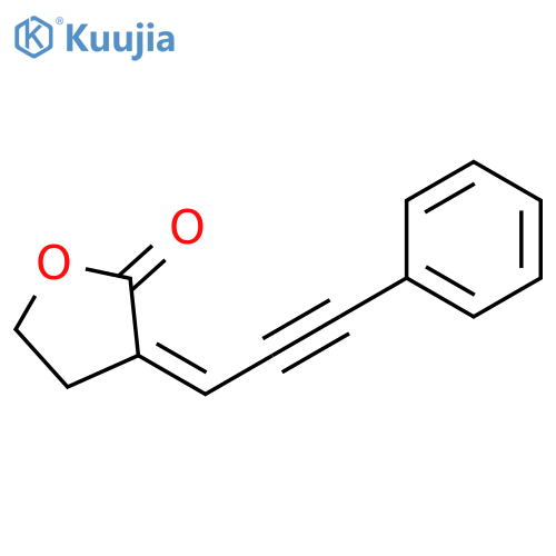 2(3H)-Furanone, dihydro-3-(3-phenyl-2-propynylidene)-, (3Z)- structure