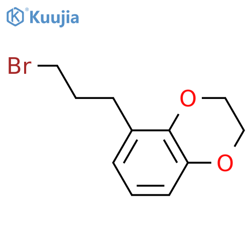 5-(3-bromopropyl)-2,3-dihydro-1,4-benzodioxine structure