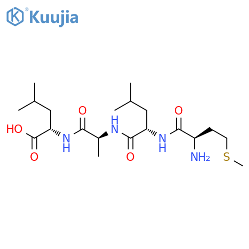 L-Leucine, D-methionyl-L-leucyl-L-alanyl- structure