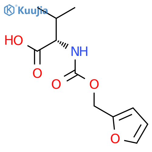 L-VALINE, N-[(2-FURANYLMETHOXY)CARBONYL]- structure