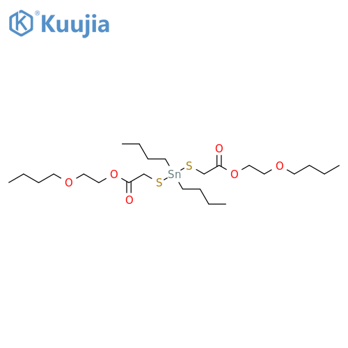 8,11-Dioxa-3,5-dithia-4-stannapentadecanoic acid, 4,4-dibutyl-7-oxo-,2-butoxyethyl ester structure