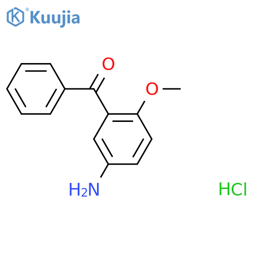 3-benzoyl-4-methoxyaniline hydrochloride structure