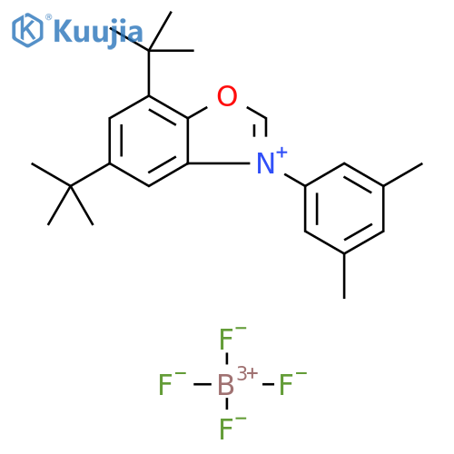 5,7-Di-tert-butyl-3-(3,5-dimethylphenyl)benzo[d]oxazol-3-ium tetrafluoroborate structure