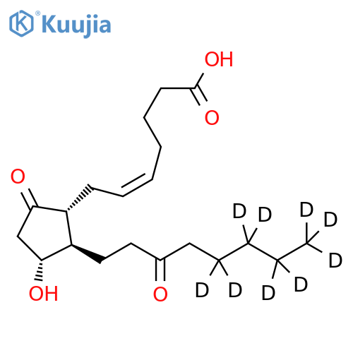 13,14-Dihydro-15-keto-PGE2-d9 structure